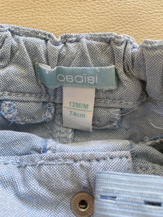 Комплект футболка  шорты кепка 74-80 obaïbi