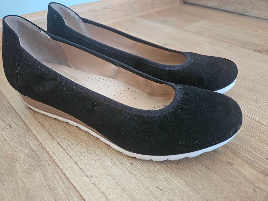 Graceland Deichmann wygodne półbuty na niewielkiej koturnie r.38