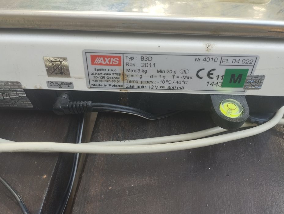 Waga technologiczna Axis B3D