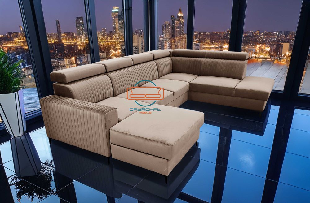 PRODUCENT ! NOWOŚĆ 2024 HIT nowoczesny narożnik zagłówki NR.9/2024 Li