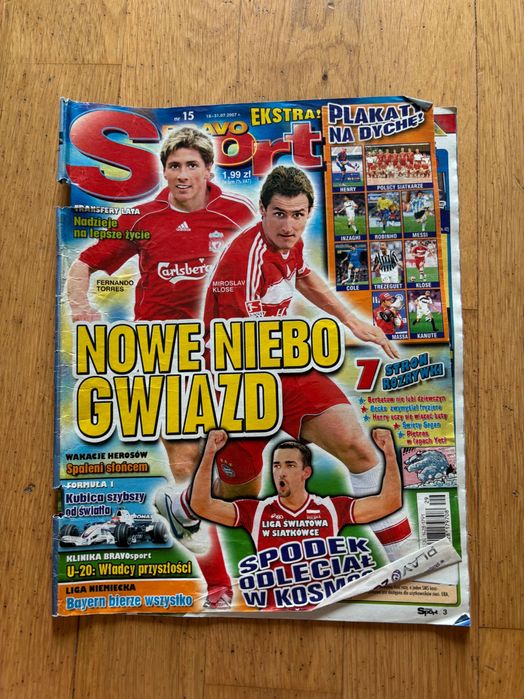 Bravo Sport Gazeta czasopismo kolekcjonerskie 2007 numer 15