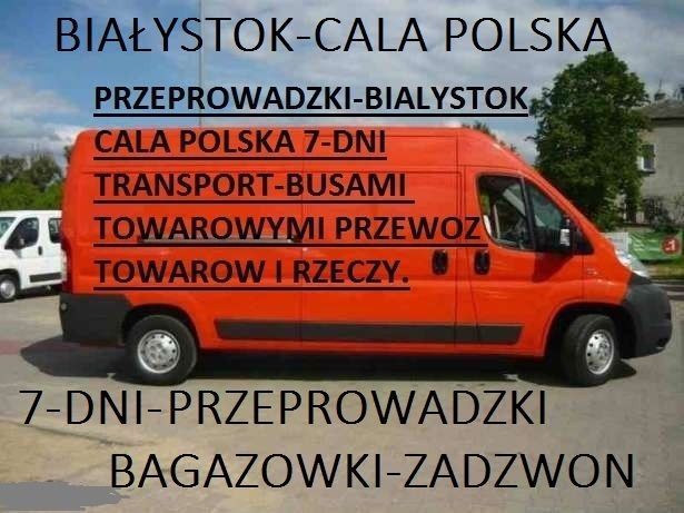Przeprowadzki-drobne z wnoszeniem-Transport busami dostawczymi