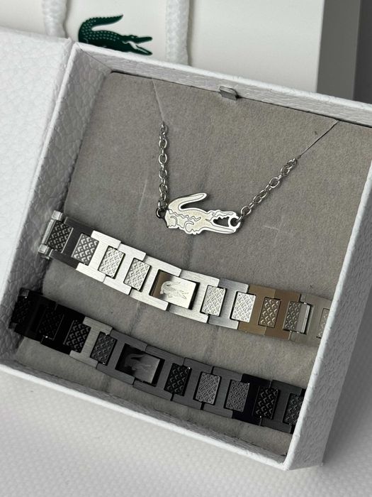 Браслеты Lacoste Stainless Steel Bracelet лакост
