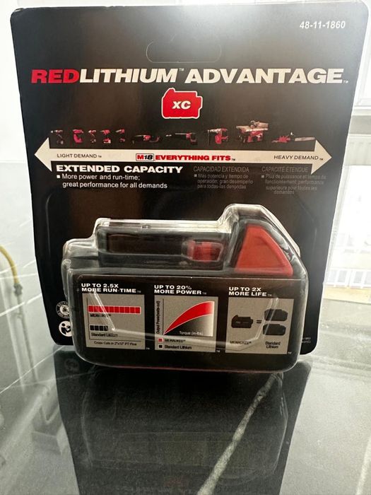 Аккумуляторна батарея Milwaukee M18 B6 6.0Ah(48-11-1860) REDLITHIUM