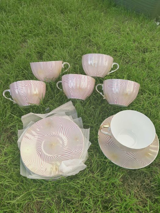 Serwis kawowy porcelana japońska nowy