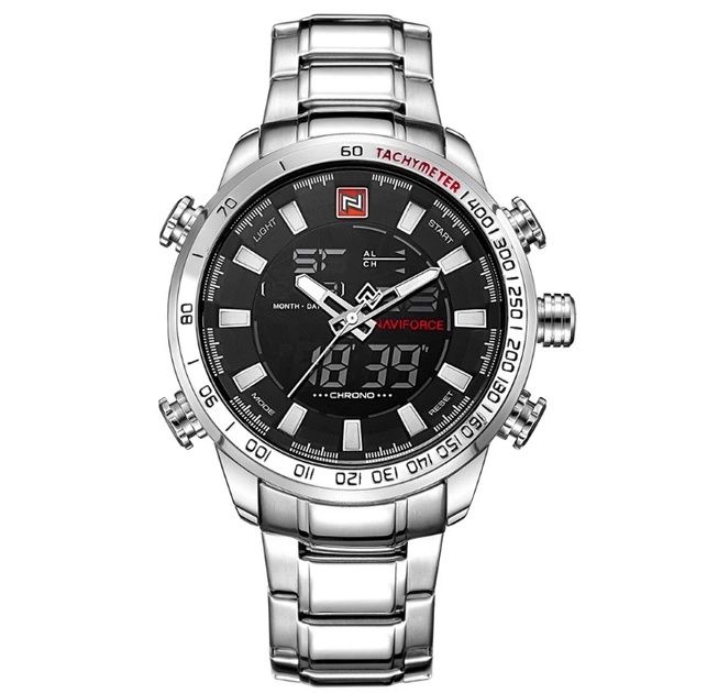 Чоловічі годинники Naviforce 9093 Savonna Silver