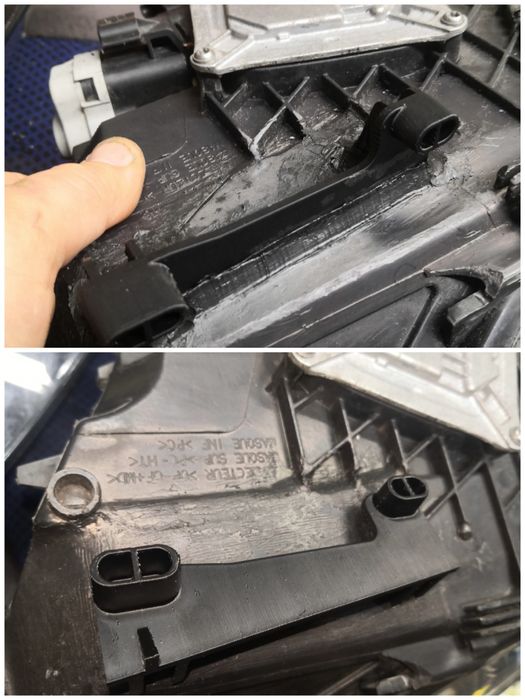 Ремонт фара пайка