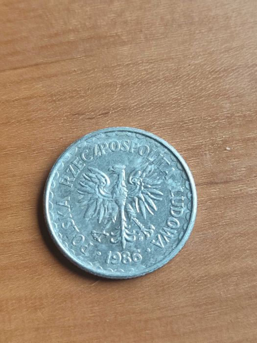 1 zł z czasów PRL 1986r