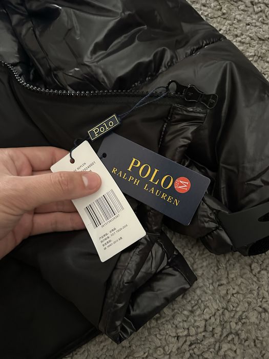 Polo ralph lauren, курта глянцева, розмір m, найкраща якість