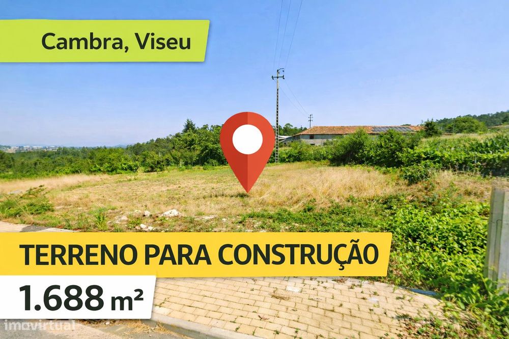 Terreno para construção com 1688m2