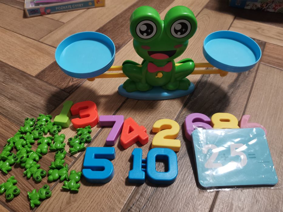 Zestaw naukowy 3+, poznaję cyfry, zagadki, frog