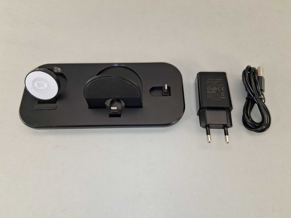 N113 Stacja Ładująca 3w1 A32 Qi MagSafe Wireless iPhone Watch