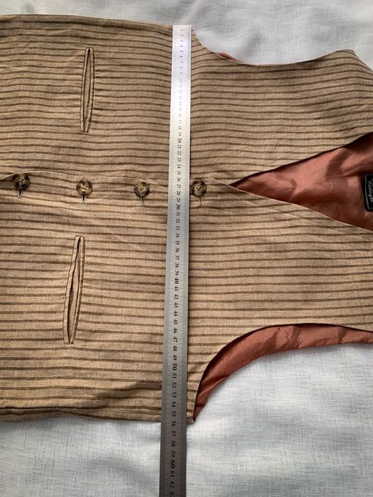 Kamizelka męska w paski na wesele klasyczna man vintage unikatowa