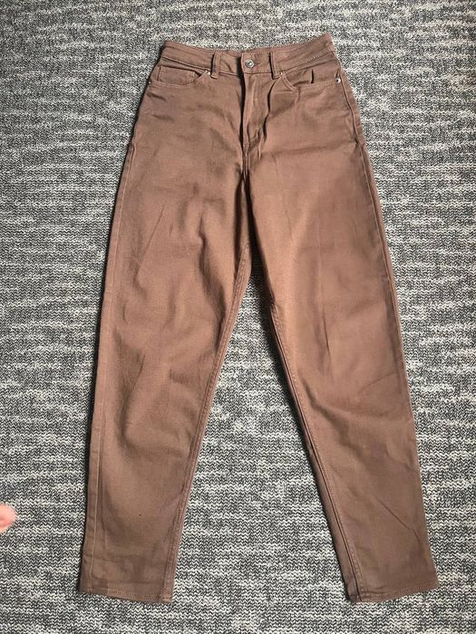 Джинсы коричневые б/у