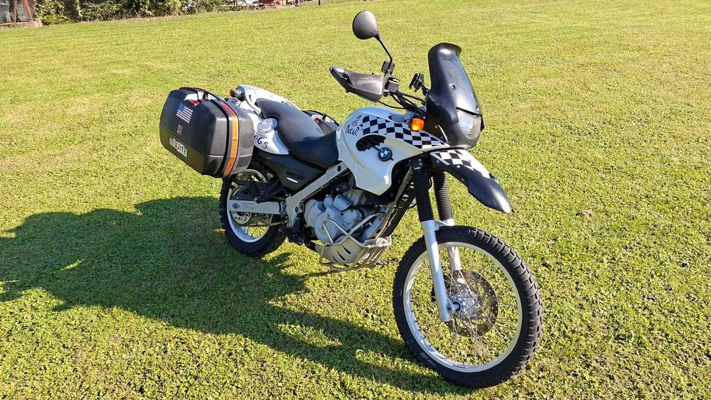Motocykl BMW F650 GS DAKAR | 2000 | Kufry GIVI | Grzane manetki OXFORD