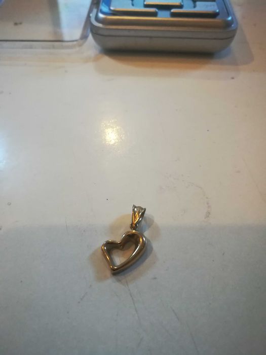 ZŁOTA ZAWIESZKA "Serduszko" 0,5g/585 + nie złom +