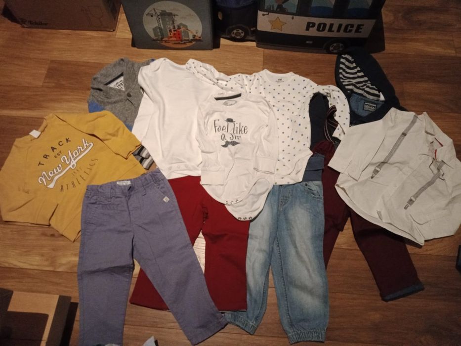 Zestaw ciuchów chłopięcych r. 92