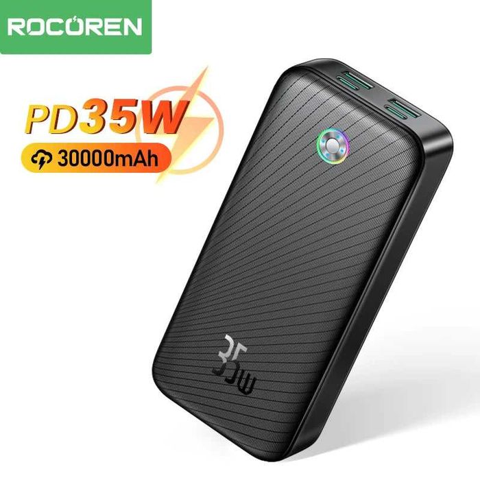 Павербанки Rocoren на 20000 та 30000 mAh