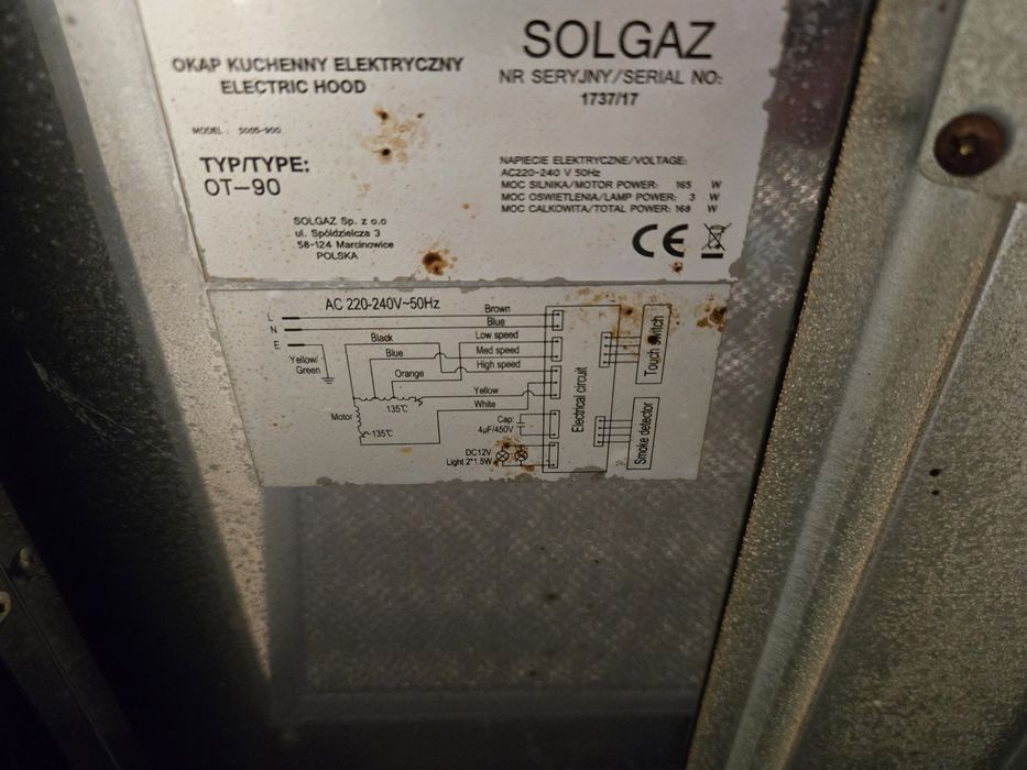 Okap Solgaz OT-90
