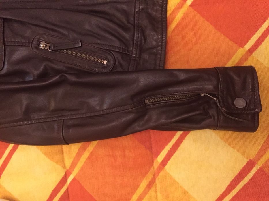 Casaco de cabedal Massimo Dutti