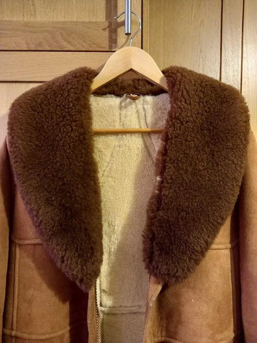 Kożuch ze skóry naturalnej damski S/M nie używany