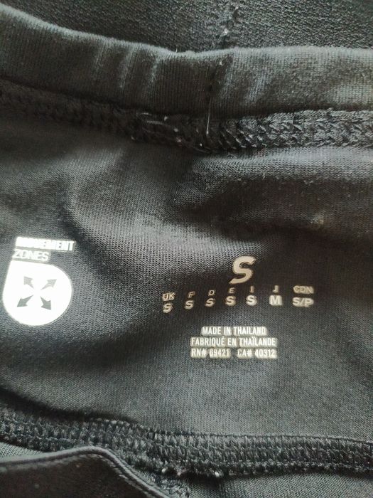 Legginsy damskie z zameczkami w rozmiarze S