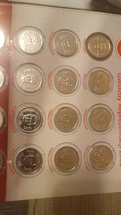 Oficjalna kolekcja medali Polska gwiazdy reprezentacji 2002