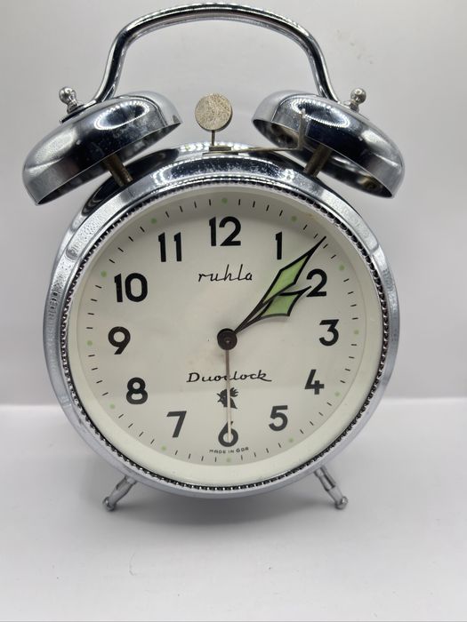 Механічний будильник Ruhla Duoclock made in GDR