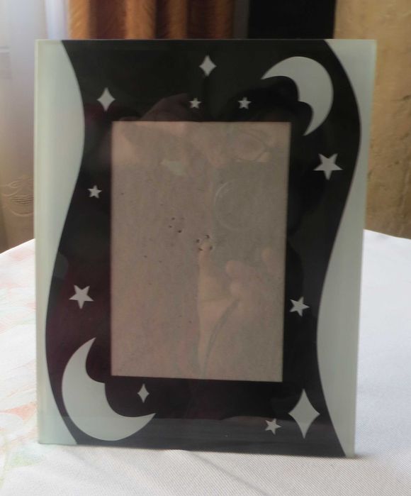 Antique Photo Frame with Glass, 20 X 16 cm – 3 Positions – Like New
