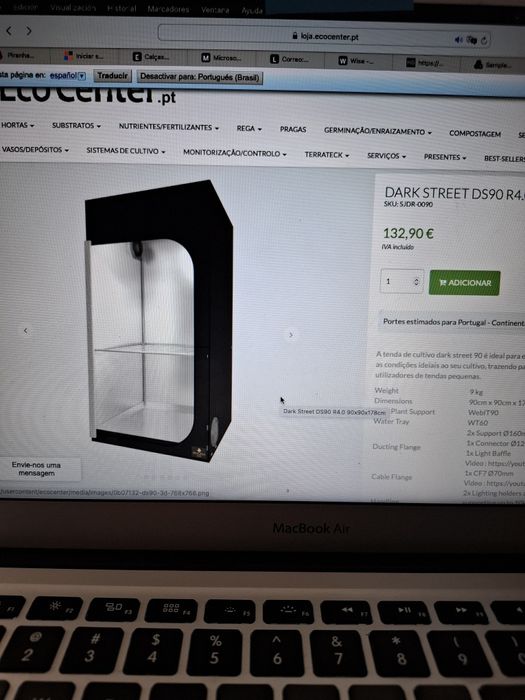 Grow, Kit de Cultivo 90X90X178