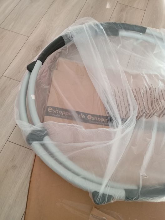 Leżak ogrodowy kesser jasnoszary.