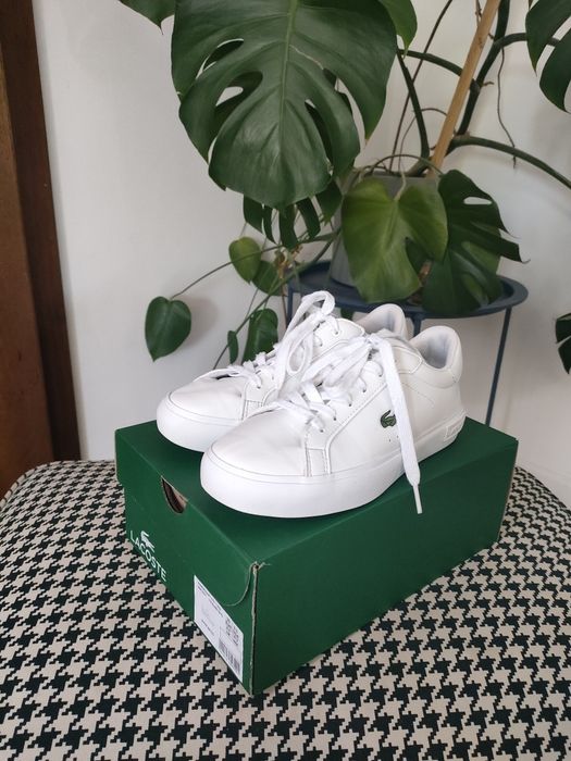 Białe buty Lacoste r. 35
