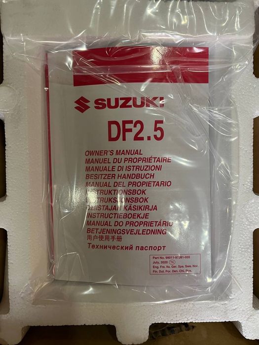 НОВИЙ продам Suzuki 2,5 лодочний мотор