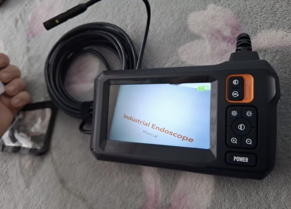 Kamera inspekcyjna z dwoma kamerami HD kabel 5M