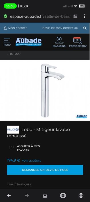 Змішувач Kludi RAK PASSION 130100 кран високий 35 см АОЕ  мийка