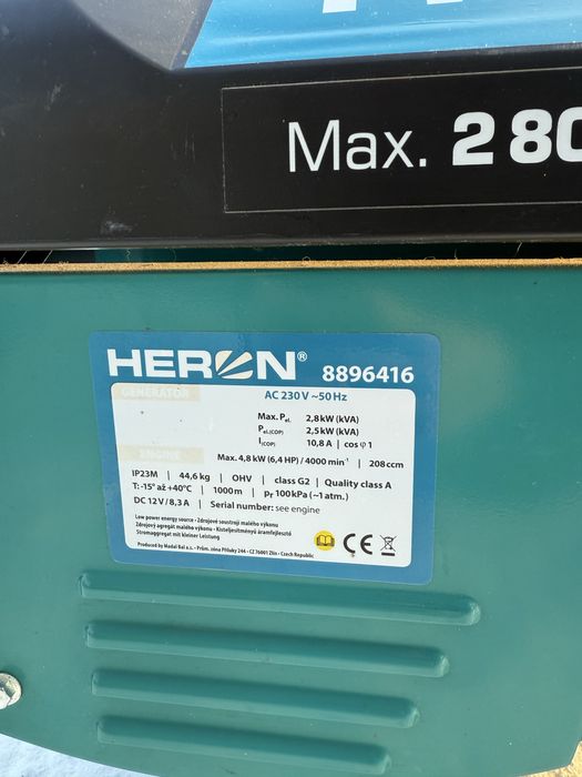 генератор Heron 2.8kw