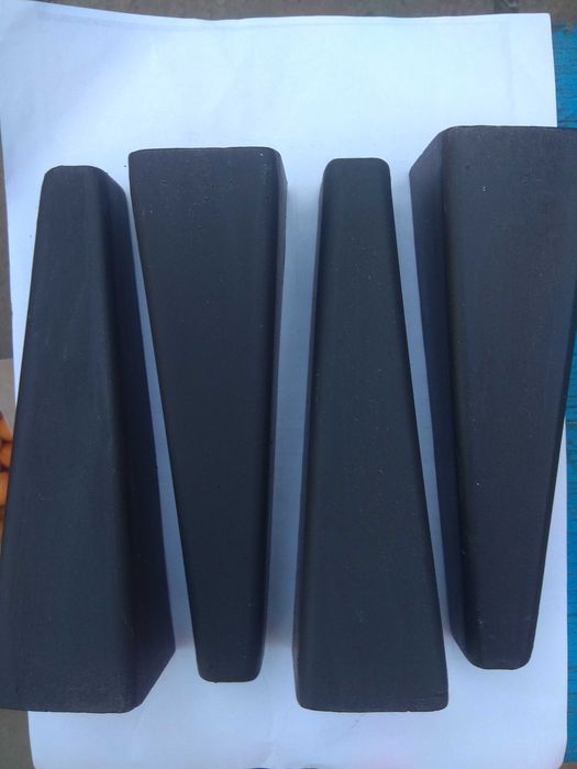 Ножки для меблів, алюміній, 18 см, 4 шт. (2 вида, див.фото)