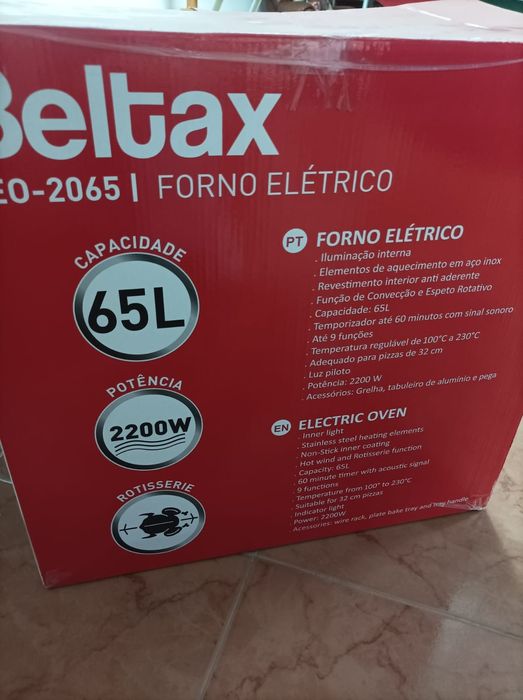 Forno elétrico Beltax 2200W semi novo