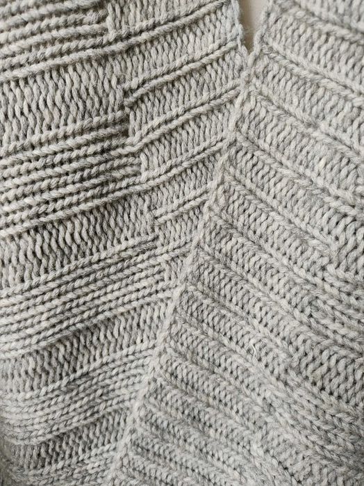 Manila Grace kardigan szary melanż rozm. uniwersalny