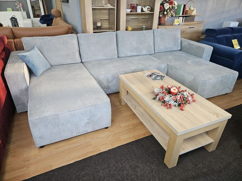 Narożnik  U  Rik XXL 338 x 170x170  szary menchester