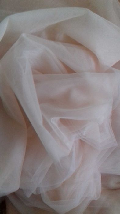 tiul biały, white off, kupon , szerokość 300 cm