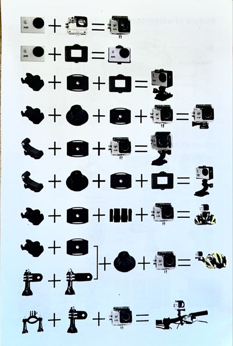Suportes para Gopro (novos)