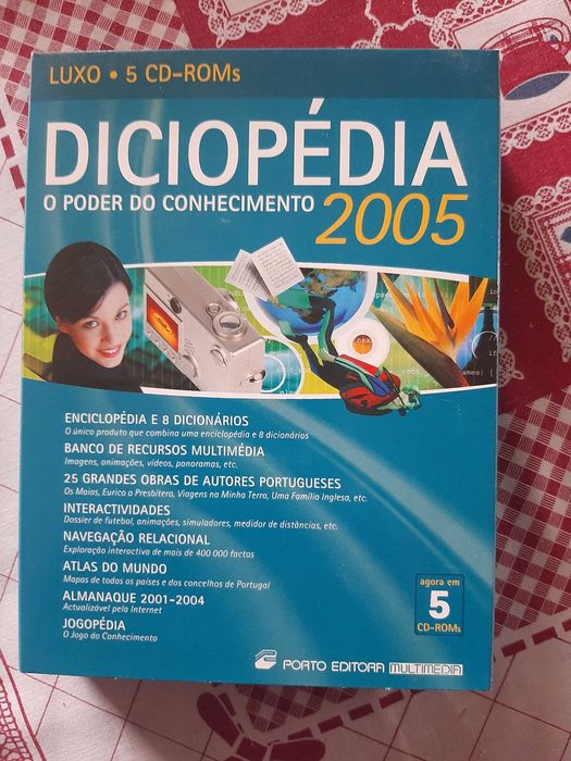 Diciopédia Contém 5 CD-Roms