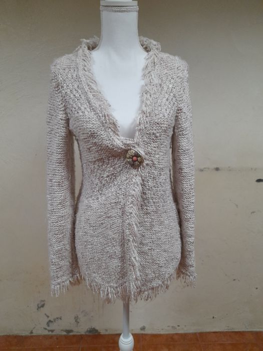 Casaco malha senhora tamanho L Zara Knit