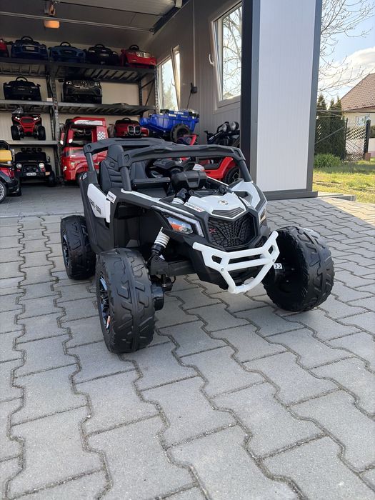 Auto na Akumulator BUGGY CAN AM MAVERICK Turbo RR 4x200W 24V 7Ah Biały