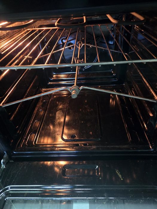 Fogão inox em bom estado