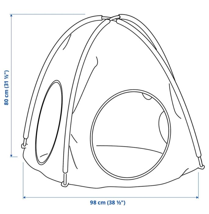 Tenda de brincar verde