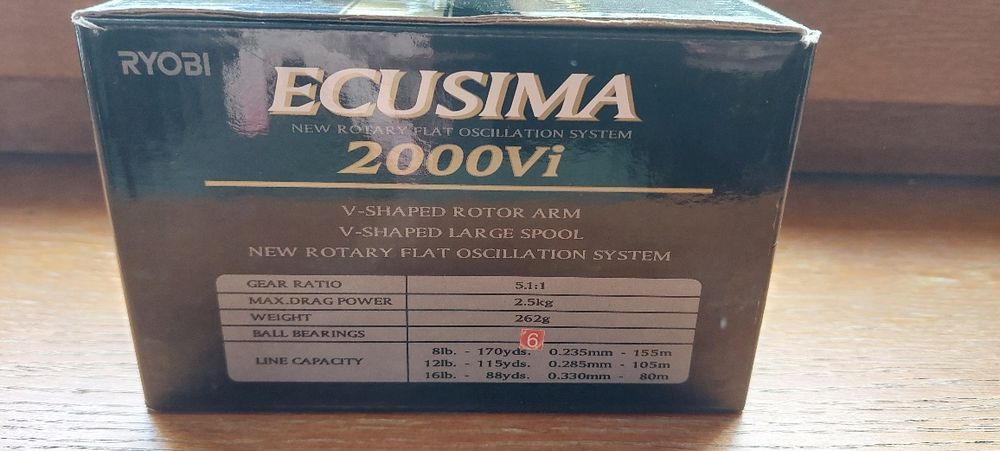Kołowrotek ryobi Ecusima 2000Vi