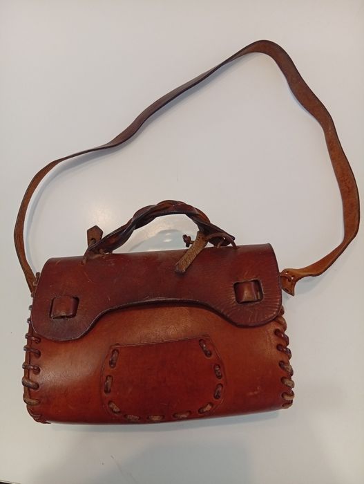 Torebka skóra typu Myśliwska