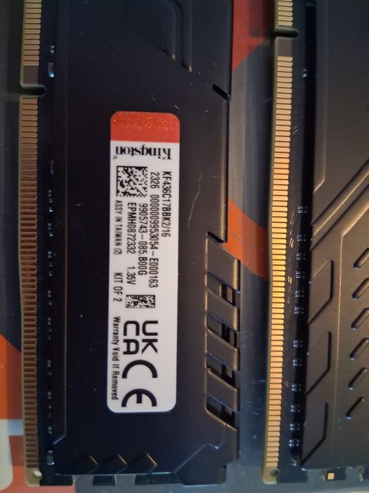 Ram 2x8GB DDR4 3600MHZ CL17 NOVO